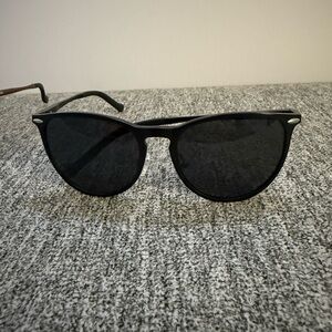 Wortelboer Stylish Black Sunglasses pair black & brown